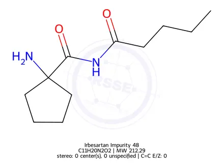 Chemical structure of Irbesartan Impurity 71