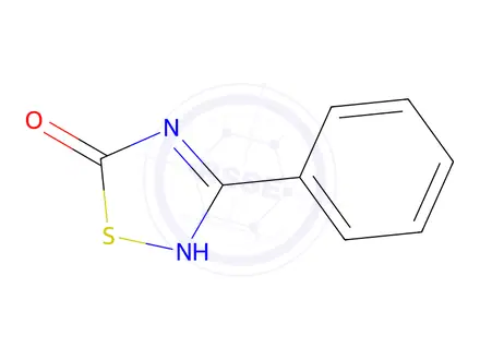 Chemical structure of 3-Phenyl-1,2,4-thiadiazol-5(2H)-one