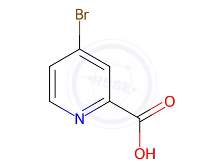 Chemical structure of 4-Bromopyridine-2-carboxylic acid