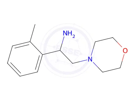 Chemical structure of 2-Morpholino-1-(o-tolyl)ethan-1-amine