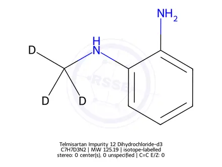 Chemical structure of N-Methyl-d3-o-phenylenediamine