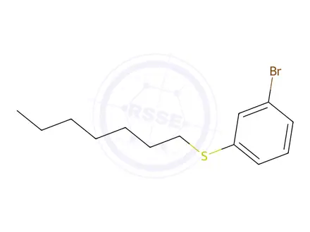 Chemical structure of (3-Bromophenyl)(heptyl)sulfane