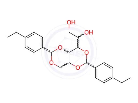 Chemical structure of Bis(4-ethylbenzylidene)sorbitol