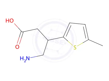 Chemical structure of 4-amino-3-(5-methyl-2-thienyl)butyric acid