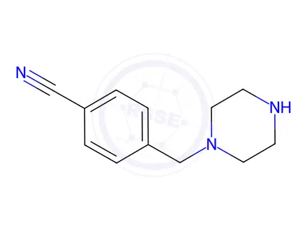 Chemical structure of 1-(4-Cyanobenzyl)piperazine