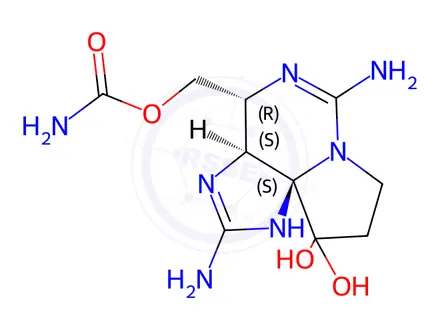 Chemical structure of Saxitoxin DiHCl