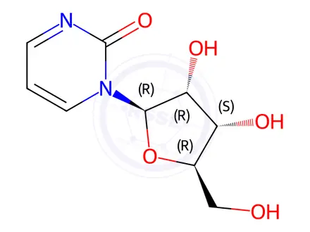 Chemical structure of Uridine Impurity 23 (Zebularine)
