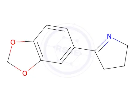 Chemical structure of 5-(Benzo[d][1,3]dioxol-5-yl)-3,4-dihydro-2H-pyrrole