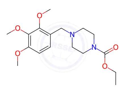 Chemical structure of Trimetazidine EP Impurity H