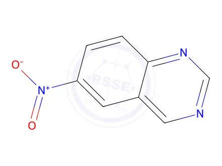 Chemical structure of 6-nitroquinazoline