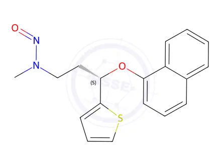 Chemical structure of N-Nitroso Duloxetine Impurity 2