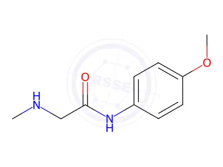 Chemical structure of N-(4-Methoxyphenyl)-2-(methylamino)acetamide