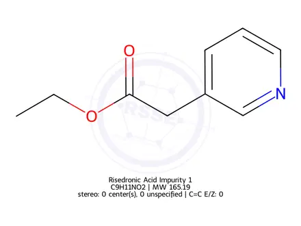 Chemical structure of Risedronic Acid Impurity 1