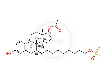 Chemical structure of (Fulvestrant EP Impurity B)