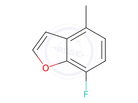 Chemical structure of Benzofuran, 7-fluoro-4-methyl-(9CI)