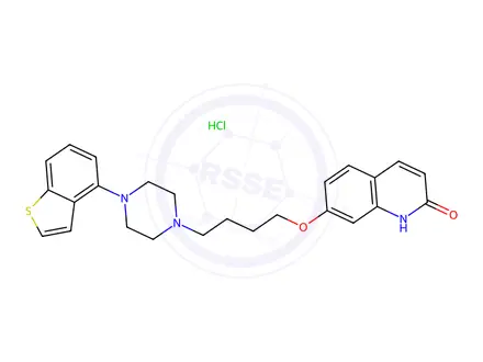 Chemical structure of Brexpiprazole Hydrochloride