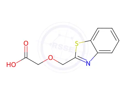 Chemical structure of (1,3-Benzothiazol-2-ylmethoxy)acetic acid