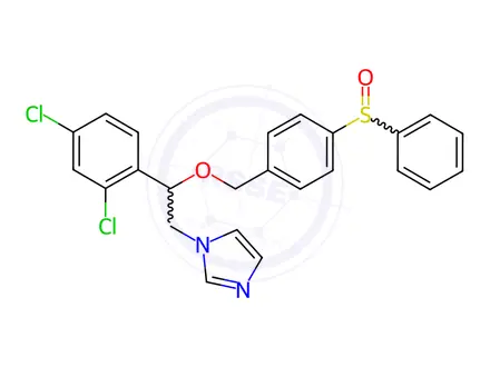 Chemical structure of Fenticonazole Nitrate Impurity 2 Monomer (Fenticonazole Nitrate EP Impurity B)