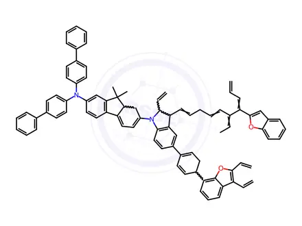 Chemical structure of HYALURONIC ACID POTASSIUM SALT
