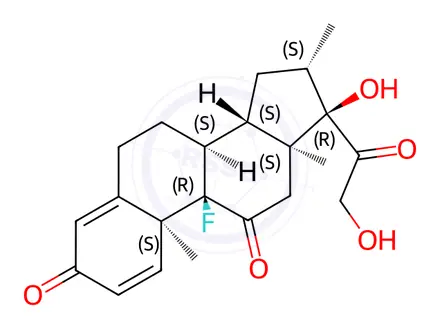 Chemical structure of Dexamethasone Impurity 206