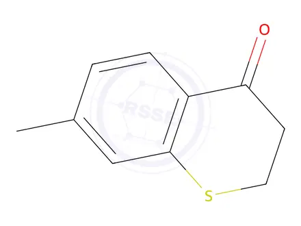 Chemical structure of 7-Methylthiochroman-4-one