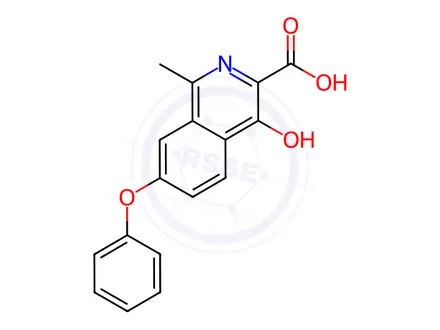 Chemical structure of Roxadustat Impurity 12