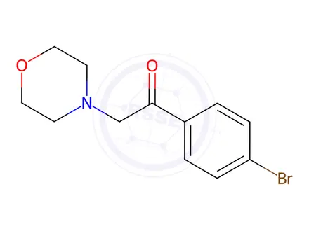 Chemical structure of 1-(4-Bromophenyl)-2-morpholinoethanone