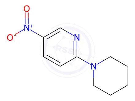 Chemical structure of 5-Nitro-2-piperidin-1-ylpyridine