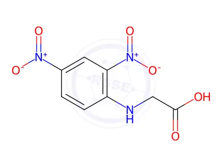 Chemical structure of N-(2,4-Dinitrophenyl)glycine