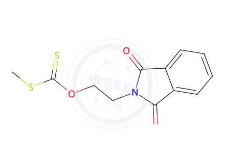 Chemical structure of O-2-(1,3-Dioxoisoindolin-2-Yl)Ethyl S-Methyl Carbonodithioate