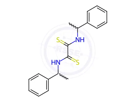 Chemical structure of N,N'-Bis(α-methylbenzylamino)ethanebisthioamide