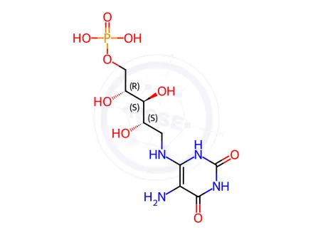 Chemical structure of Uracil Impurity 117