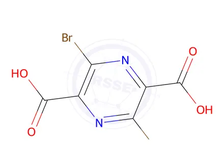 Chemical structure of 3,6-Dibromopyrazine-2,5-dicarboxylic acid