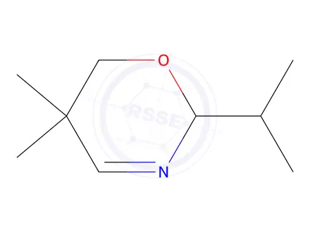 Chemical structure of 2H-1,3-Oxazine,5,6-dihydro-5,5-dimethyl-2-(1-methylethyl)-(9CI)