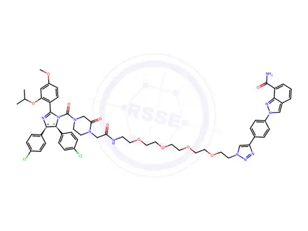 Chemical structure of PROTAC PARP1 degrader