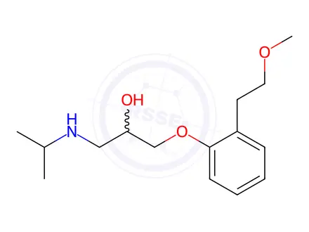 Chemical structure of Metoprolol Impurity E