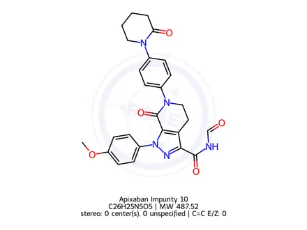 Chemical structure of Apixaban Impurity 434