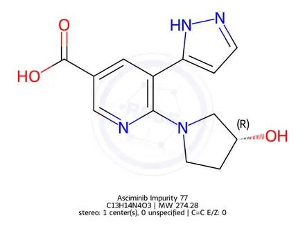 Chemical structure of Asciminib Impurity 77