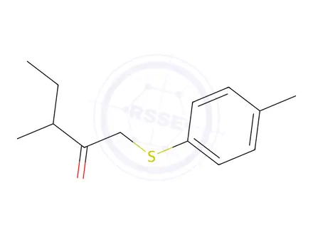 Chemical structure of 3-Methyl-1-(p-tolylthio)pentan-2-one
