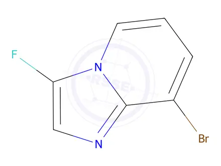 Chemical structure of 8-Bromo-3-fluoroimidazo[1,2-a]pyridine