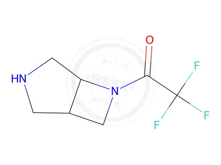 Chemical structure of 3,6-Diazabicyclo[3.2.0]heptane, 6-(trifluoroacetyl)-(9CI)