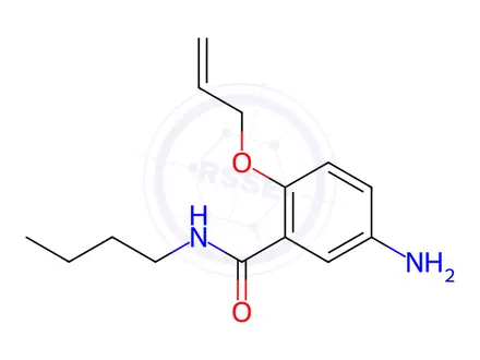 Chemical structure of 2-(Allyloxy)-5-amino-N-butylbenzamide