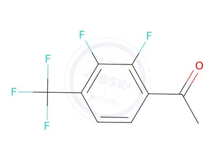 Chemical structure of 1-(2,3-Difluoro-4-(trifluoromethyl)phenyl)ethan-1-one