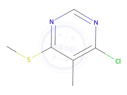 Chemical structure of 4-chloro-5-methyl-6-(methylthio)pyrimidine