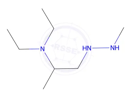 Chemical structure of N,N-Diethyl-1-(2-methylhydrazinyl)propan-2-amine