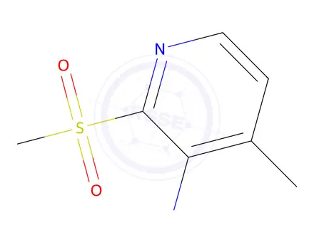 Chemical structure of 4-Methyl-2-(methylsulfonyl)pyridin-3-amine