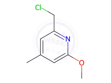 Chemical structure of 2-(Chloromethyl)-6-methoxy-4-methylpyridine
