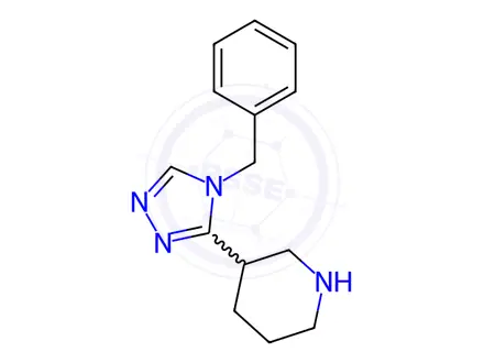 Chemical structure of 3-(4-Benzyl-4H-1,2,4-triazol-3-yl)piperidine