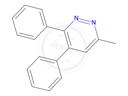 Chemical structure of 6-Methyl-3,4-diphenylpyridazine