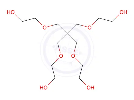 Chemical structure of PENTAERYTHRITOL ETHOXYLATE